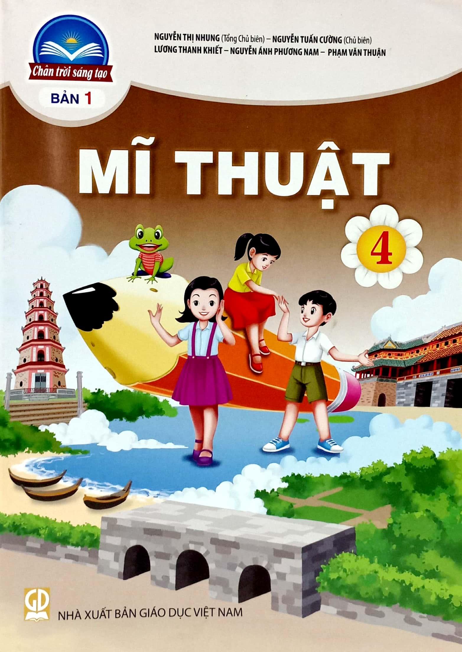 Sách Giáo Khoa Mĩ Thuật 4 - Bản 1 (Chân Trời Sáng Tạo) (Chuẩn)