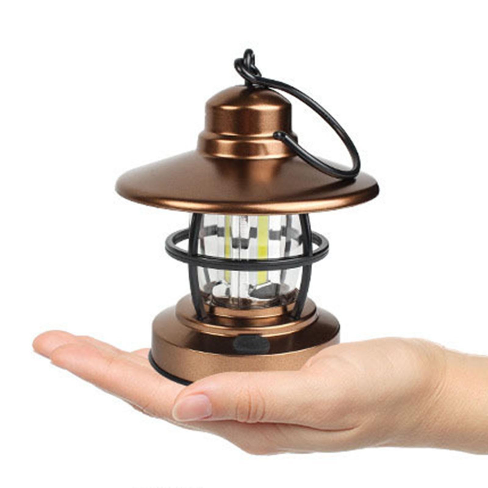 Portable Camping Lantern Tent Lamp Light Battery Operated for Home Hiking