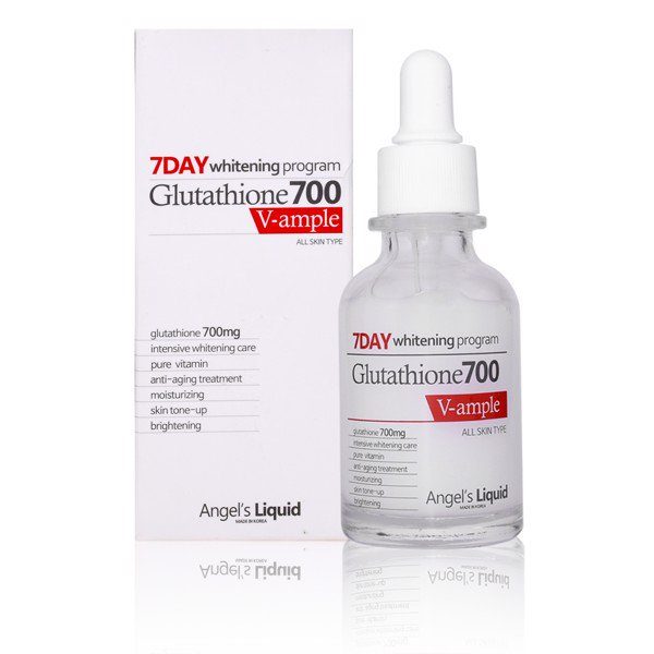 Serum Dưỡng Sáng Da, Làm Mờ Thâm Angel’s Liquid 7day Whitening Program Glutathione 700 V-Ample 30ml