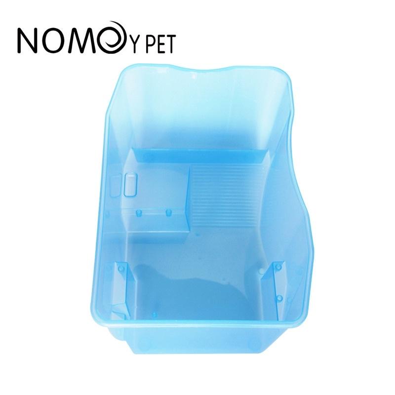 Bể nuôi rùa nước, rùa bán cạn 2 tầng KT 60x35x25cm chất liệu PP petstore