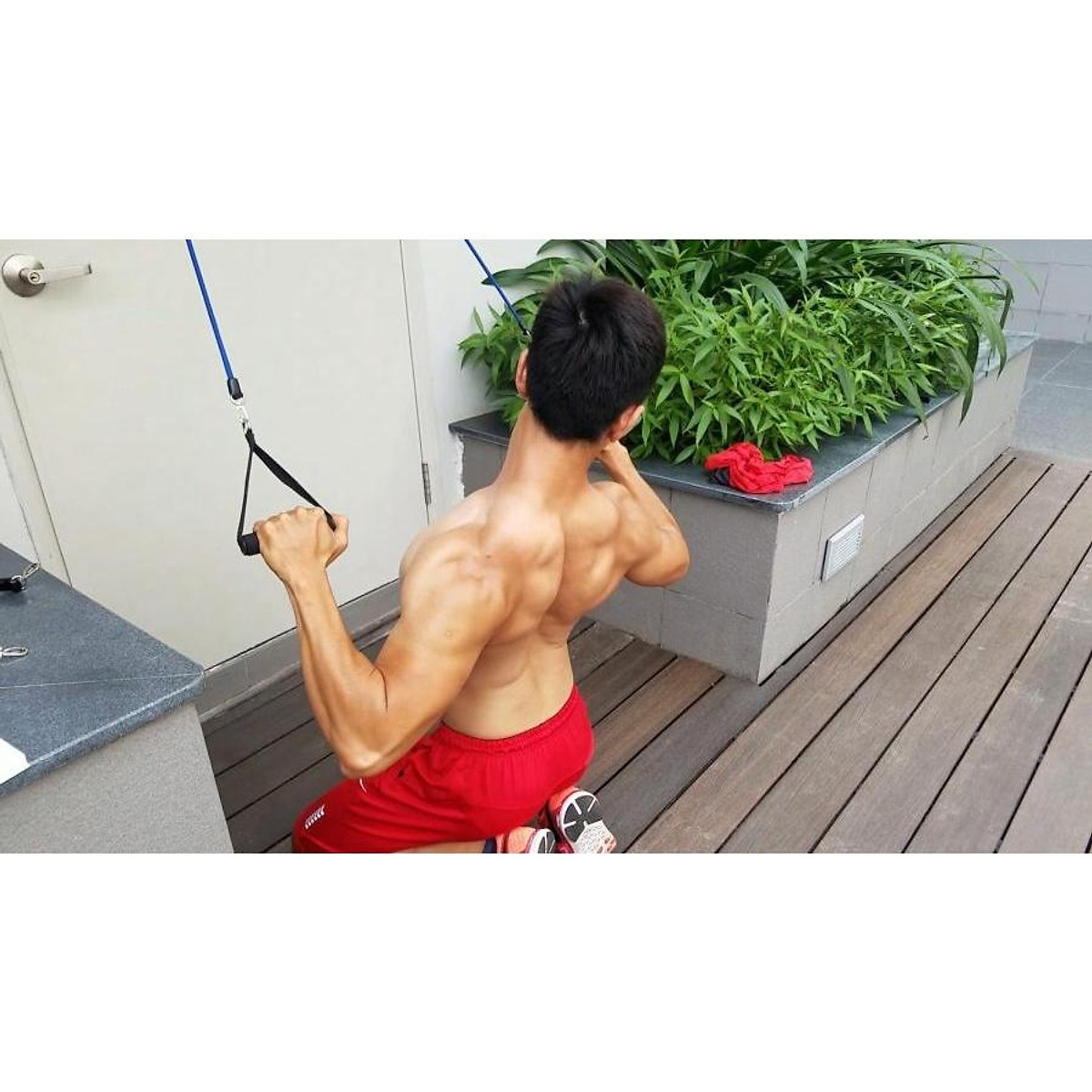 Bộ 5 Dây Ngũ Sắc Đàn Hồi Tập Thể Hình, Tập Gym miDoctor - Chính Hãng