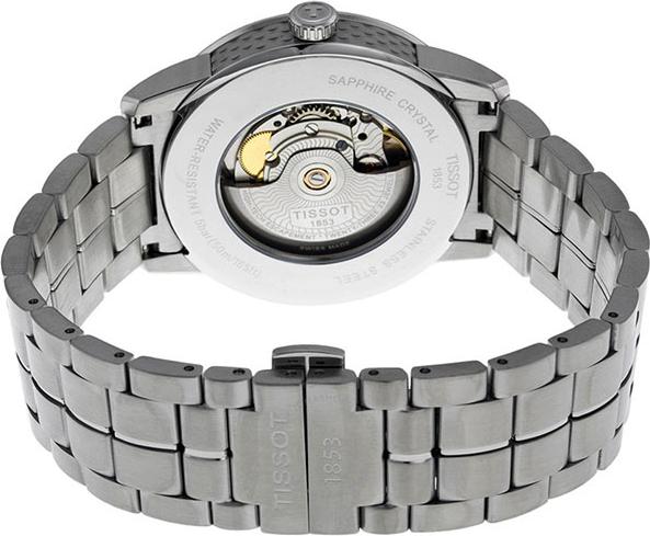 Đồng Hồ Nam Dây Thép Không Gỉ Tissot T086.407.11.061.00 (41mm) - Đen Xám