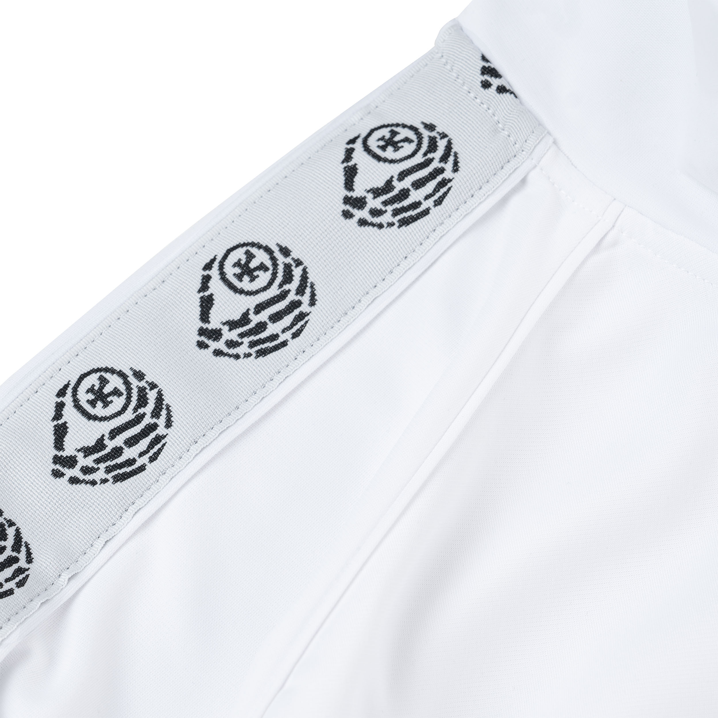 Áo Khoác DirtyCoins Logo Striped Track Jacket - White