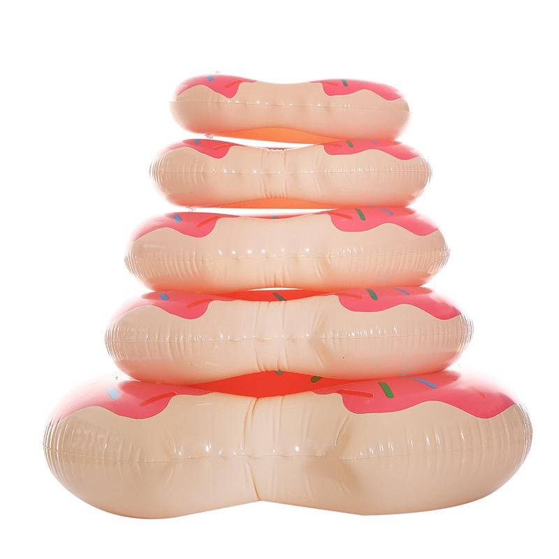 Phao bơi hình bánh donut xinh xắn dễ thương