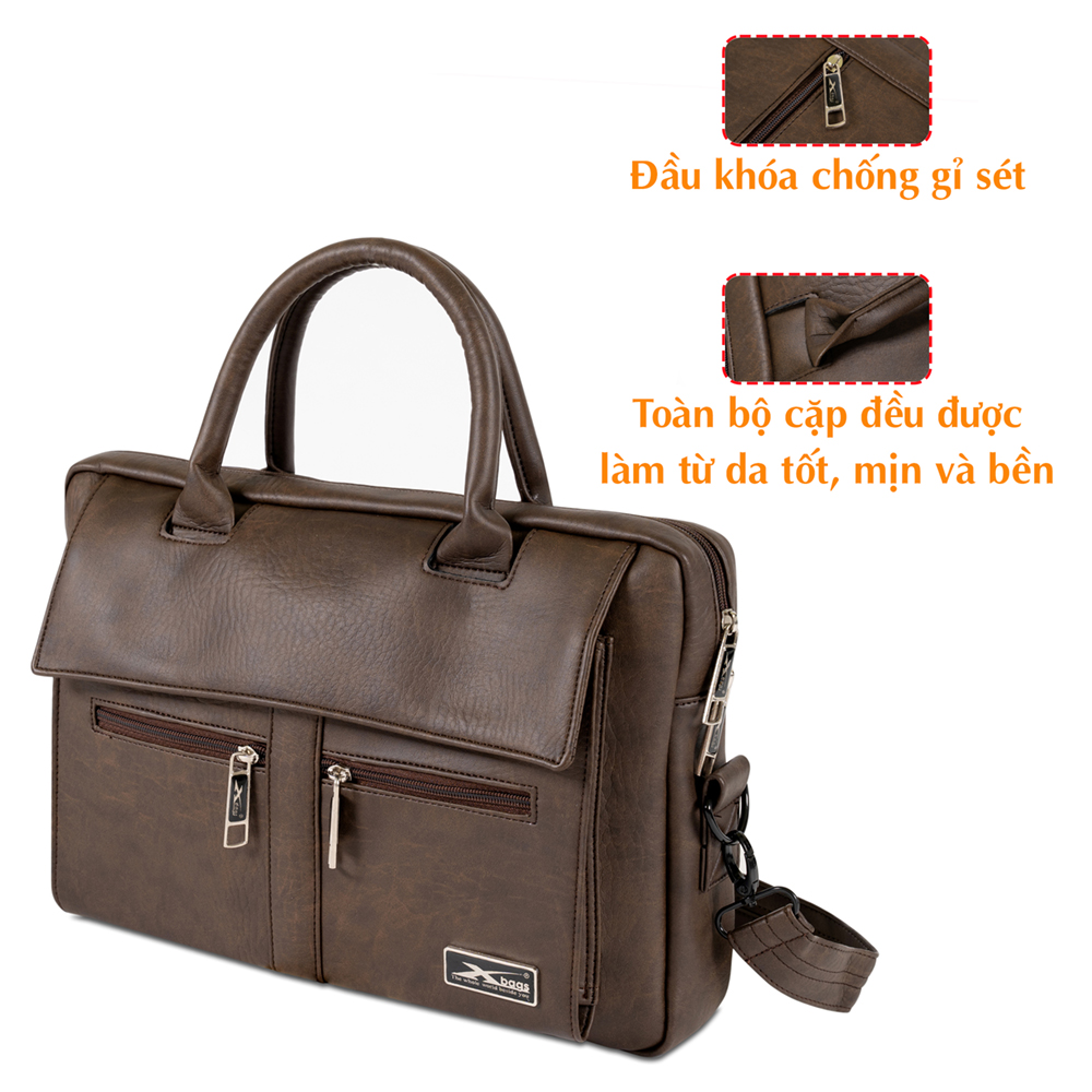 Cặp công sở, Cặp Laptop Xbags Lavish cao cấp Xb 4301, Đường may chắc chắn, Bền Bỉ