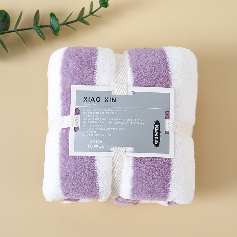 Combo 3 - Khăn mặt siêu thấm chất liệu 100 cotton siêu mềm mại thoải mái 87100