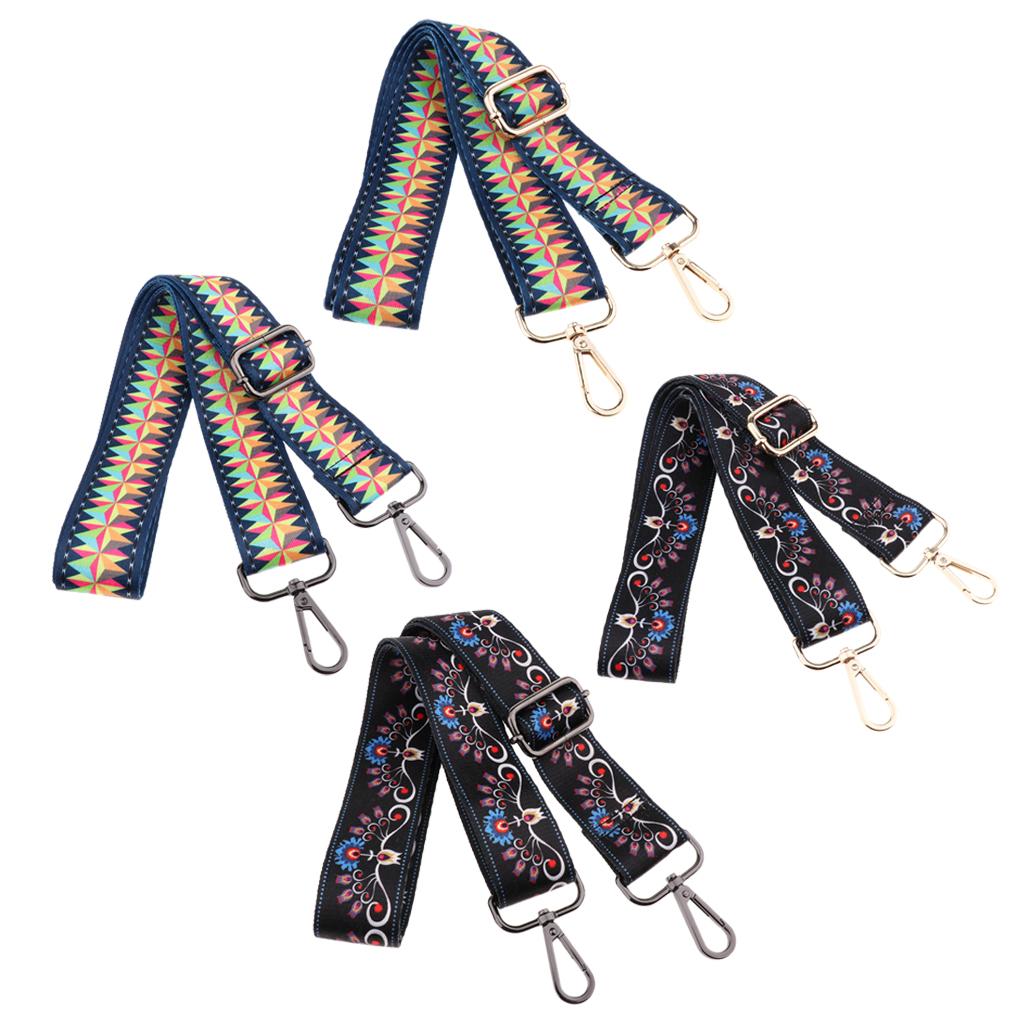 1.5in Wide Purse Strap Replacement Colorful Crossbody Bag Handbag Straps