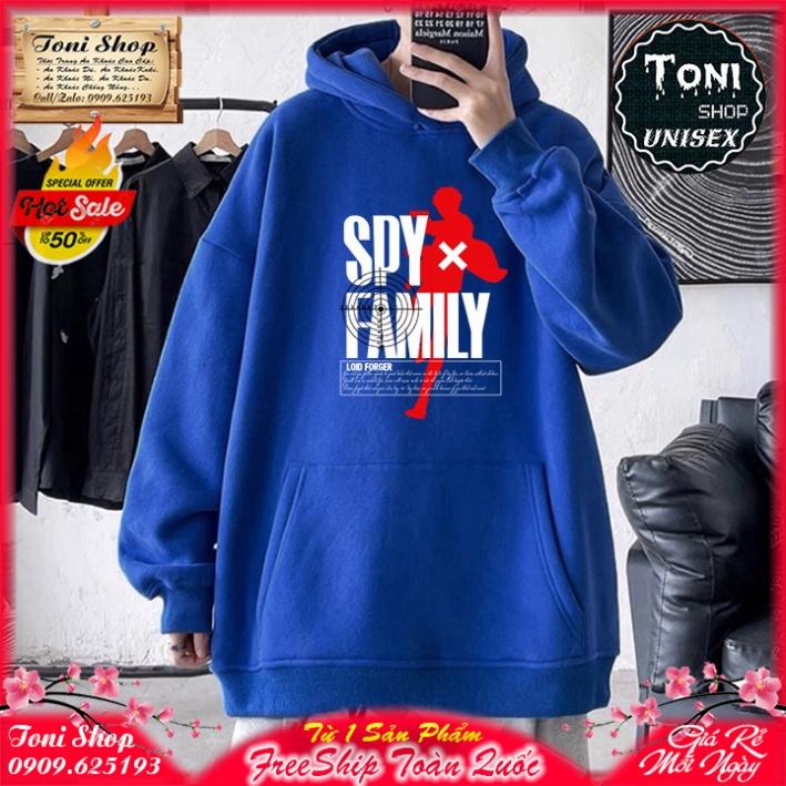 ÁO HOODIE SPYxFAMILY - In Pet Siêu Bền Siêu Đẹp - Full Size Full Màu