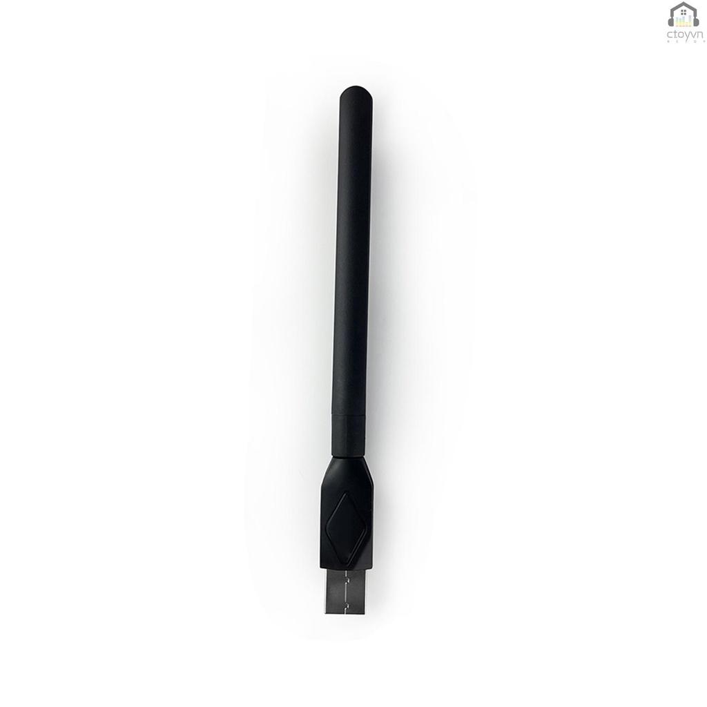 USB WiFi Dongle USB 2.0 150Mbps 802.11b/g/n kèm ăng ten cho DVB-S2 STB
