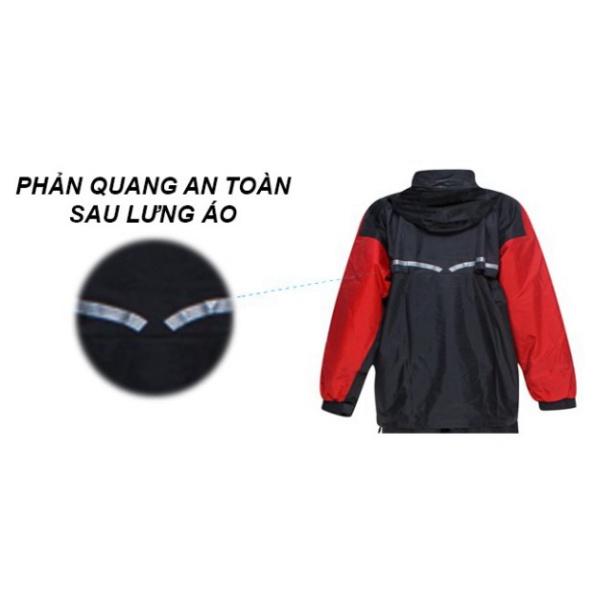 BỘ QUẦN ÁO MƯA GEM 2 Lớp, RANDO Chính Hãng, Lớp Lưới Thoáng Mát, Vải Dù Bền Bỉ Không Thấm Nước, Phản Quang Cho Đi Phượt