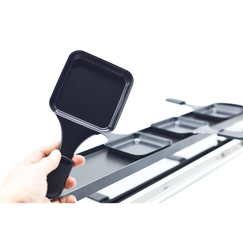 Vỉ Nướng Stöckli Cheeseboard Six, Bếp Nướng, Công Suất 1000W, Dành Cho 6 Người Ăn, Mặt Bếp Chống Dính, Nhập Đức