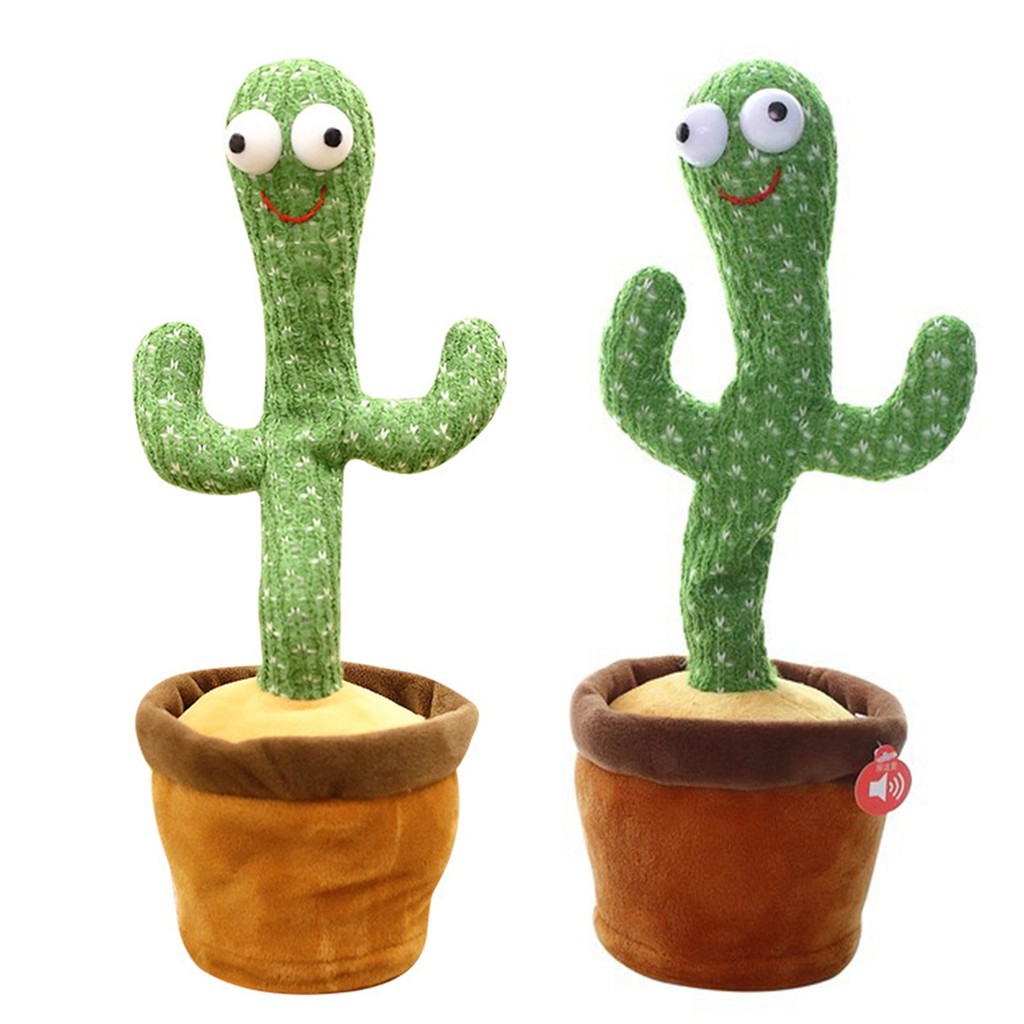 Đồ chơi xương rồng nhảy múa uốn lượn Dancing Cactus phát ra âm thanh vui nhộn biết nhại tiếng