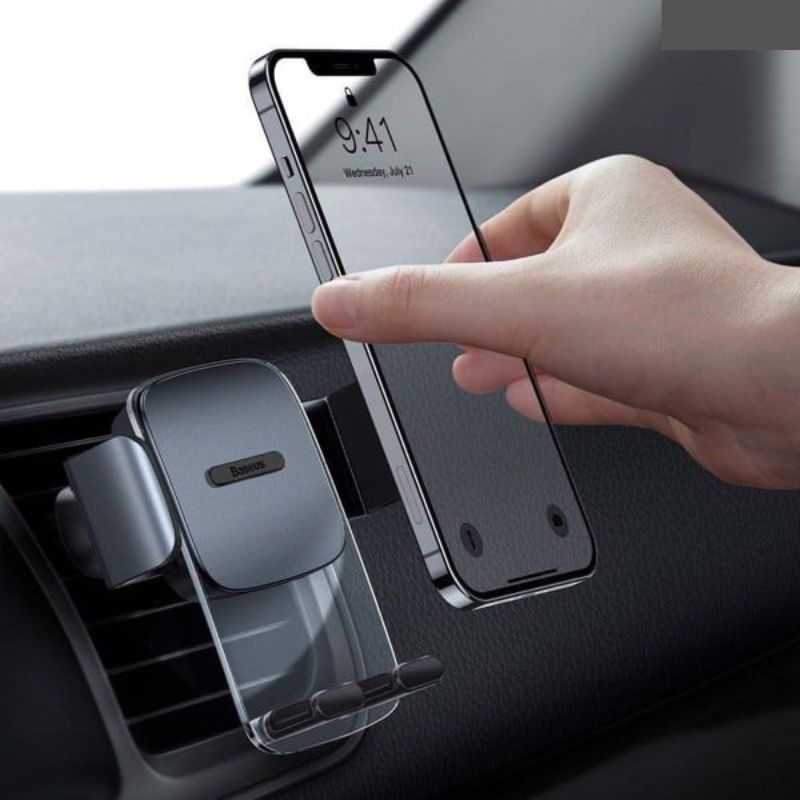 Giá đỡ điện thoại trên ô tô Baseus Easy Control Clamp Car Mount Holder SUYK- Hàng chính hãng