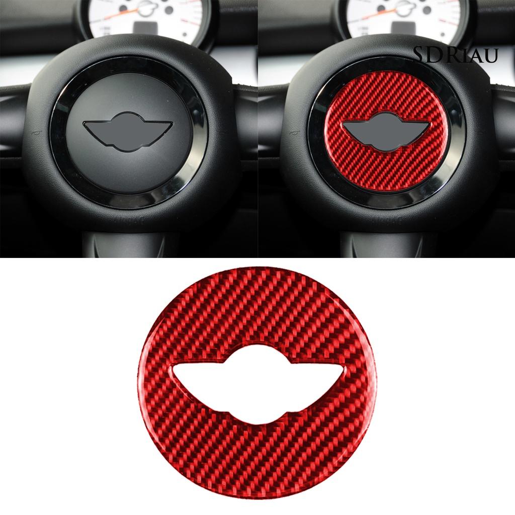 Miếng Dán Sợi Carbon Bảo Vệ Vô Lăng Xe Hơi Mini R55 R56 Countryman R60 Paceman R61 07-13