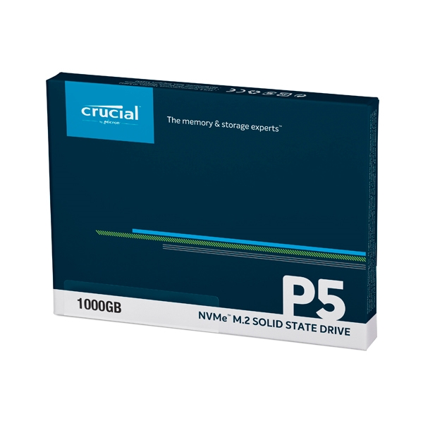 SSD Crucial P5 1TB NVMe 3D-NAND M.2 PCIe Gen3 x4 CT1000P5SSD8 - Hàng Chính Hãng