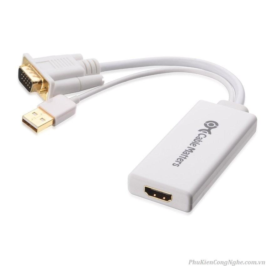 Cáp chuyển đổi vga to hdmi