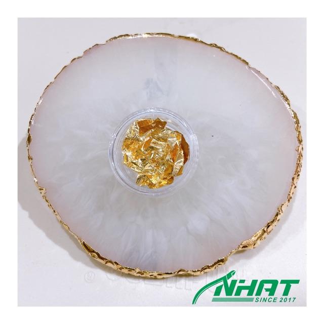 Hủ Giấy Foil Vàng - Bạc Trang Trí Móng