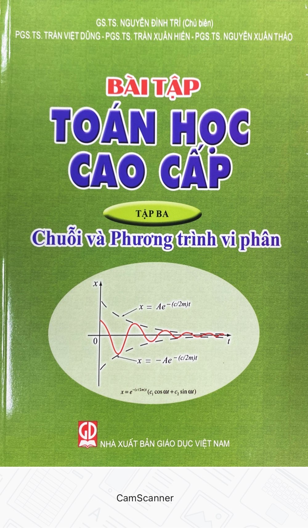 Bài Tập Toán Cao Cấp Tập 3- Chuỗi và phương Trình Vi Phân