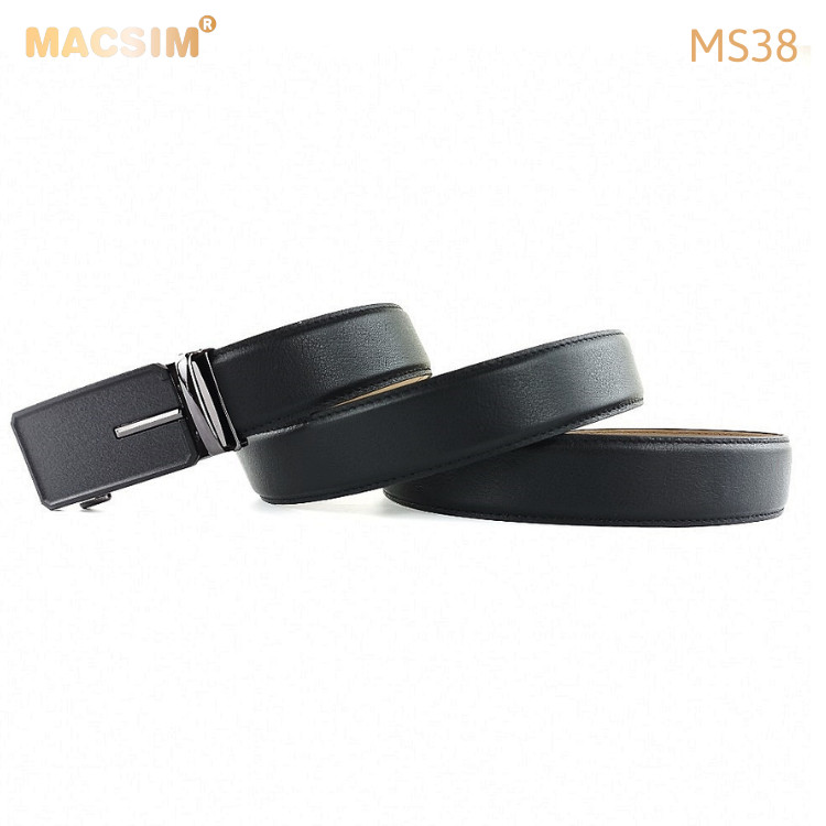 Thắt lưng nam da thật cao cấp nhãn hiệu Macsim Ms38