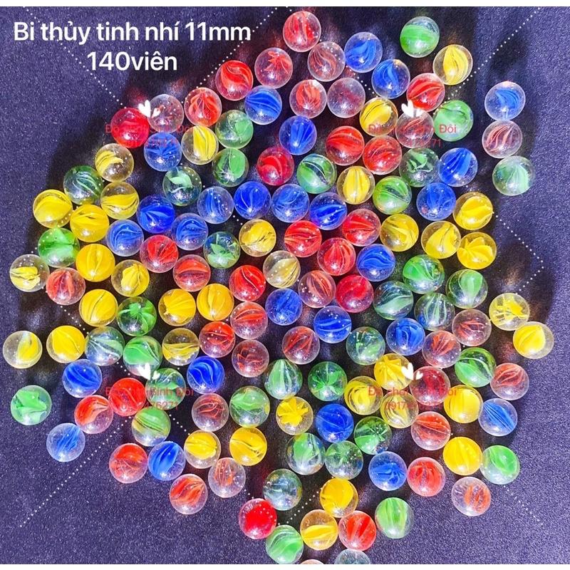 BI THUỶ TINH NHÍ 11mm - 140 viên