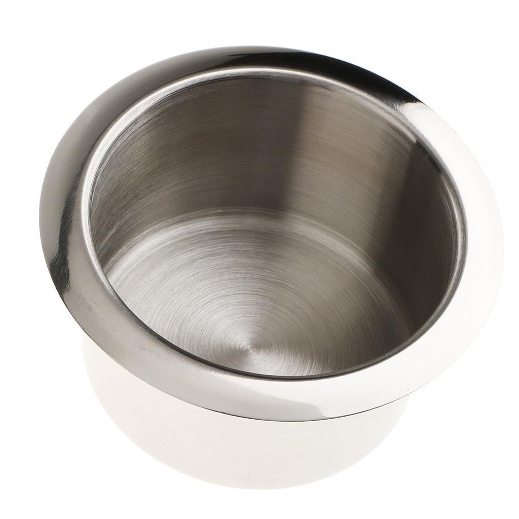 5xStainless Steel Cup Drink Holder Polished for Marine Car Vehicles Camper RV