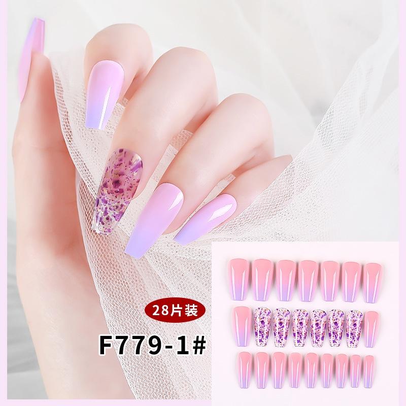 Nail box set 24 móng úp thiết kế Pinpai x Yapas kèm full dụng cụ làm móng, Nailbox Pinpai móng giả cá nhân