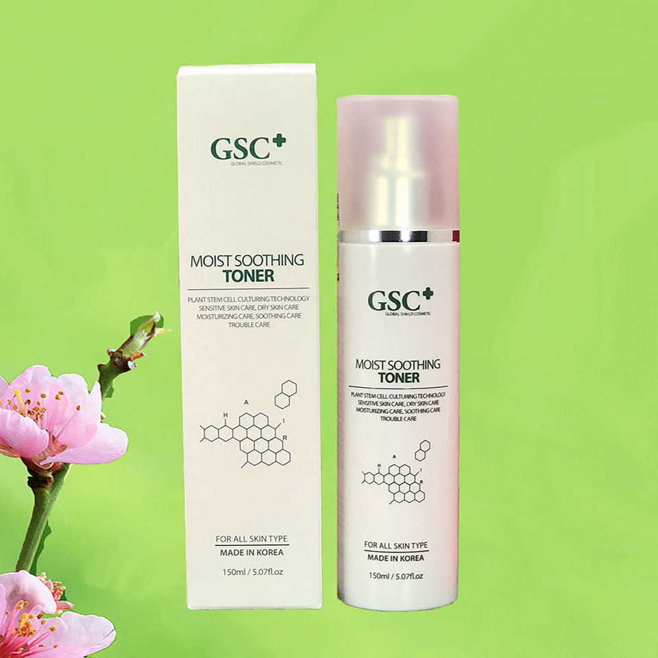 Xịt khoáng GSC+ Moist Soothing Toner 150ml