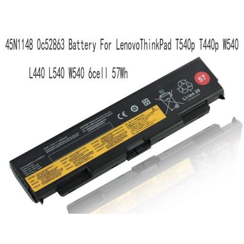 Pin Dùng cho Laptop Lenovo ThinkPad T440 T440P T540P L440 L540 W540 57+ Battery Original 57Wh