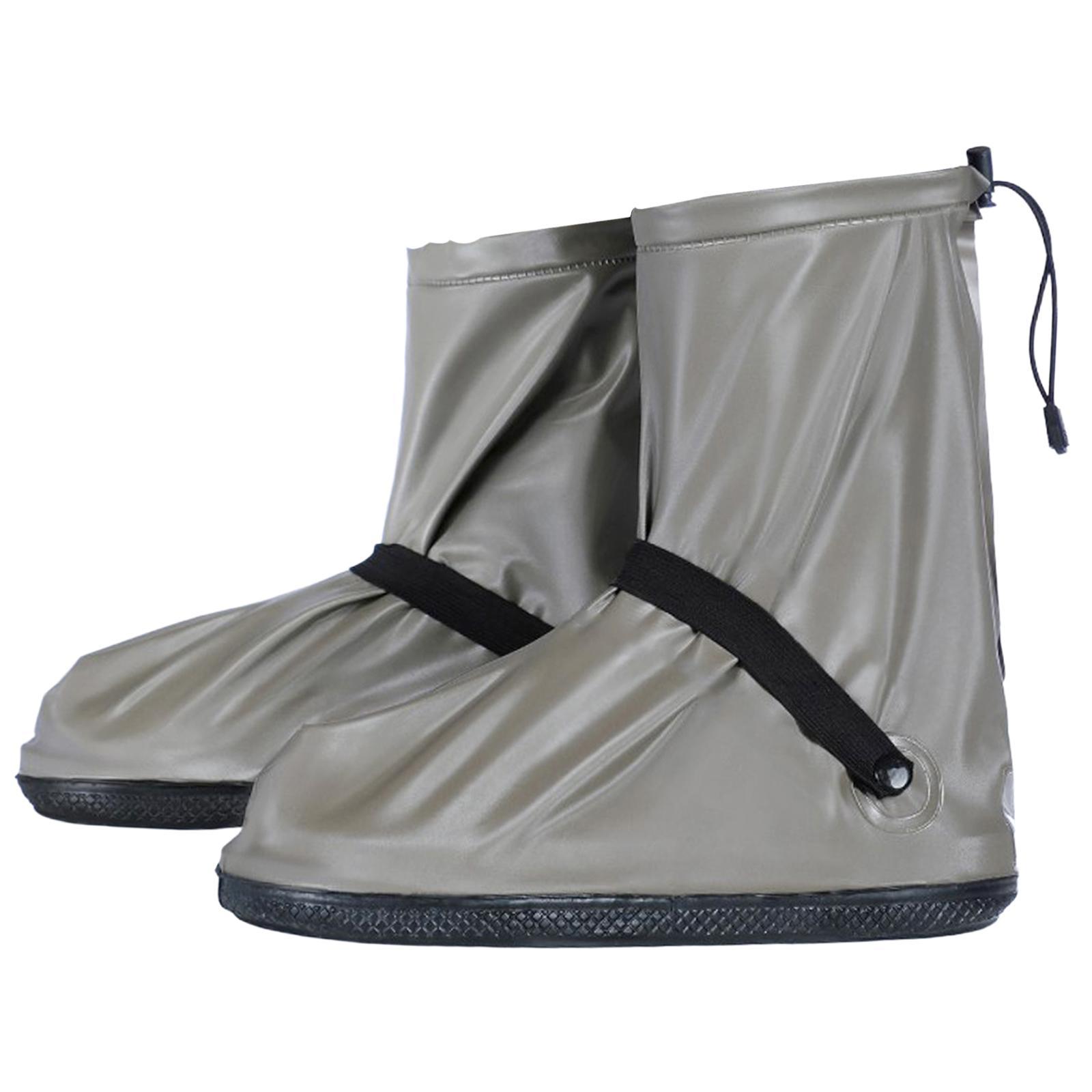 PVC Waterproof Rain Shoes Cover Overshoes Snow Protection for Adults Camping