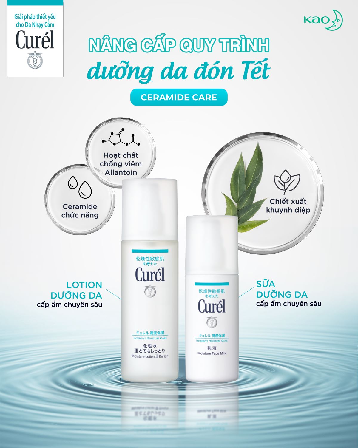 Lotion Dưỡng Da Cấp Ẩm Chuyên Sâu III Curel Intensive Moisture Care Moisture Lotion III Enrich (150ml)