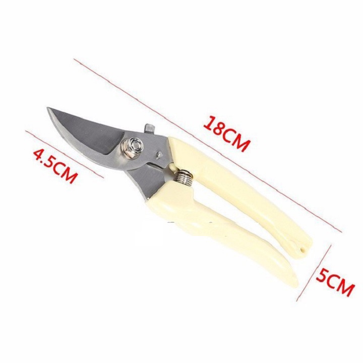 Kéo Cắt Cành Trắng Lưỡi Cong Đài Loan Siêu Cứng