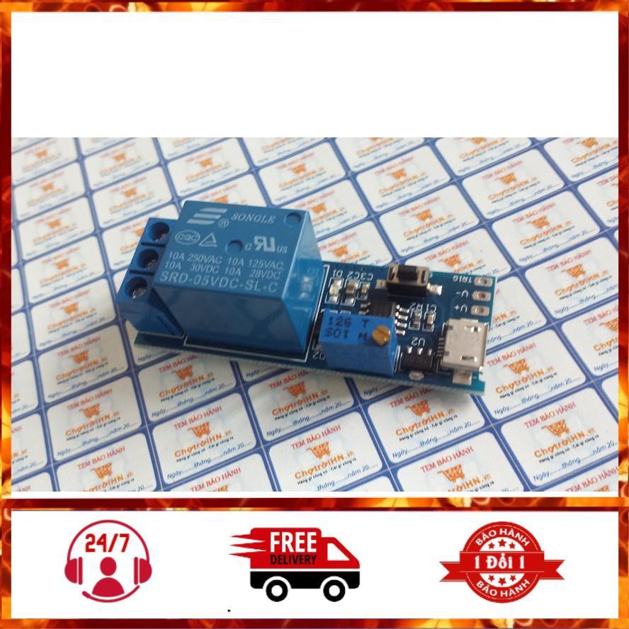 MODULE Tạo Trễ - CHUYỂN MẠNH ĐIỀU KHIỂN RELAY INPUT 5V-30V V1