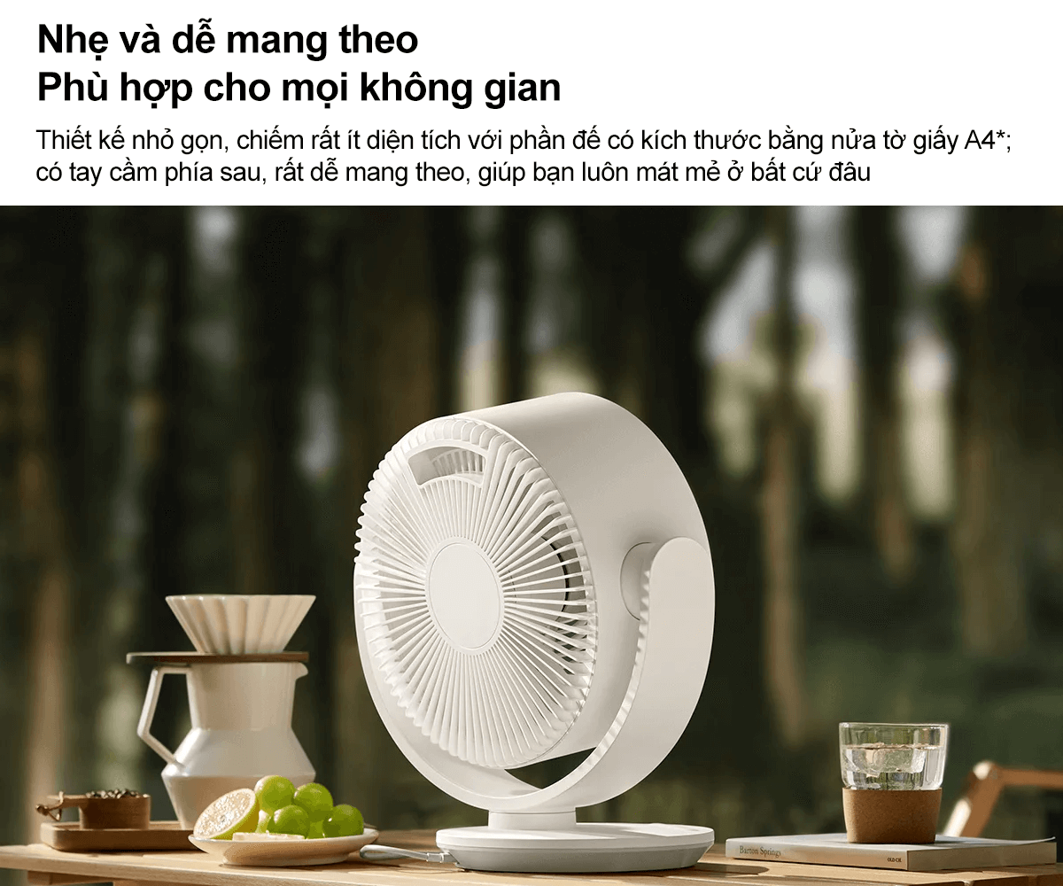 Quạt để bàn Xiaomi Smart Desktop Air Circulation Fan - GiaPhucStore | Hàng Chính Hãng
