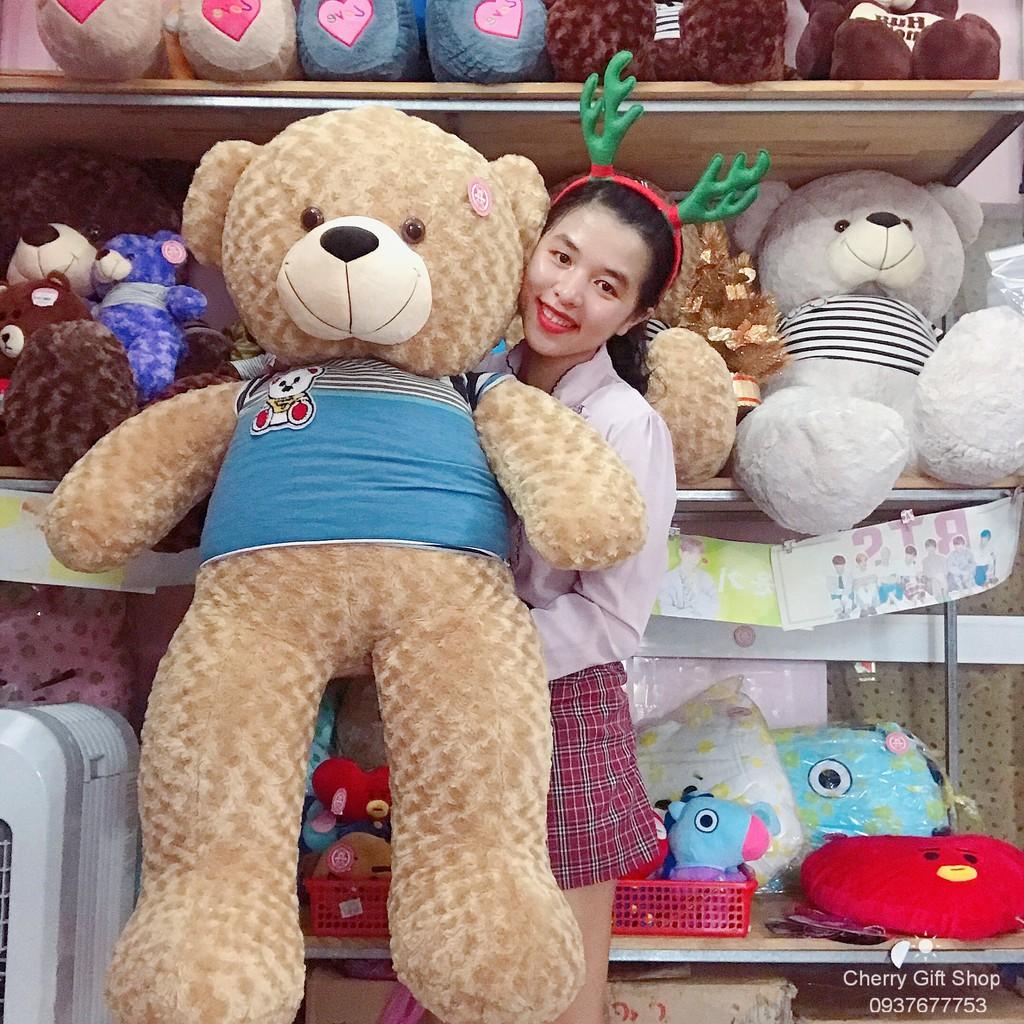 Gấu Bông Teddy Cao Cấp Giá Sốc 1m5 Ảnh Shop Chụp