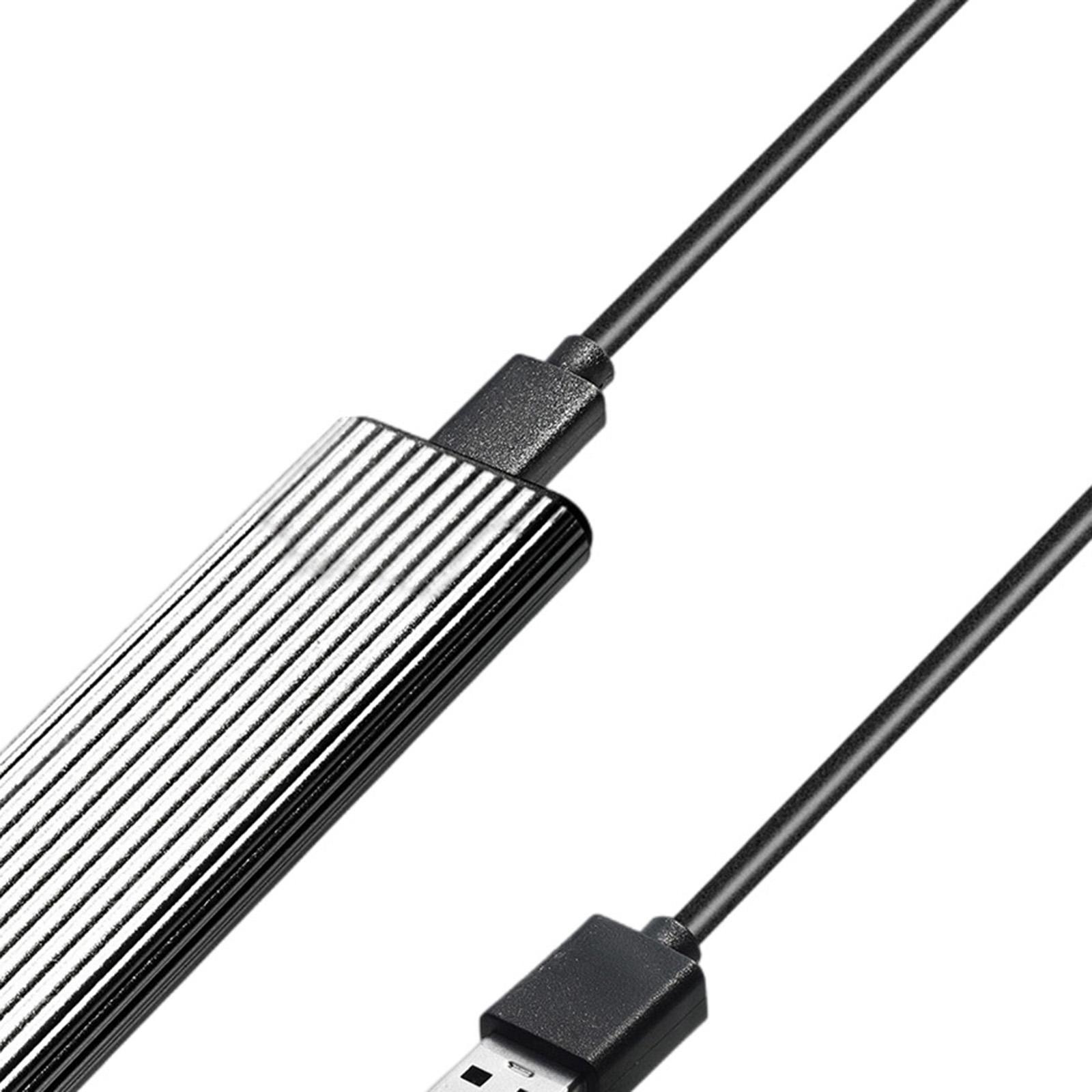 2x USB 3.0 to NGFF M.2 B Key SSD External Enclosure Case Cover Adapter.