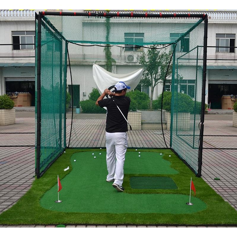 Khung lưới tập golf lồng tập PGM trong nhà hoặc ngoài trời innox tiện lợi 3x3x3m - Hàng Chính Hãng