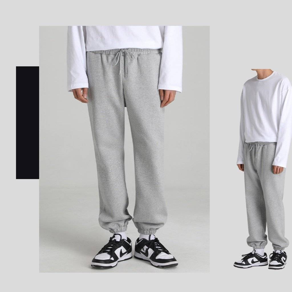 Quần Jogger Nam/nữ thể thao ống rộng unisex, quần Jogger Nam/Nữ chất nỉ da cá cao cấp trơn, dày dặn, bo gấu chun - trơ