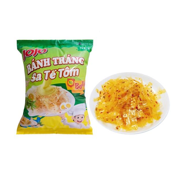 BÁNH TRÁNG JOJO SA TẾ TÔM VỊ BƠ TỎI 44G (5 GÓI)