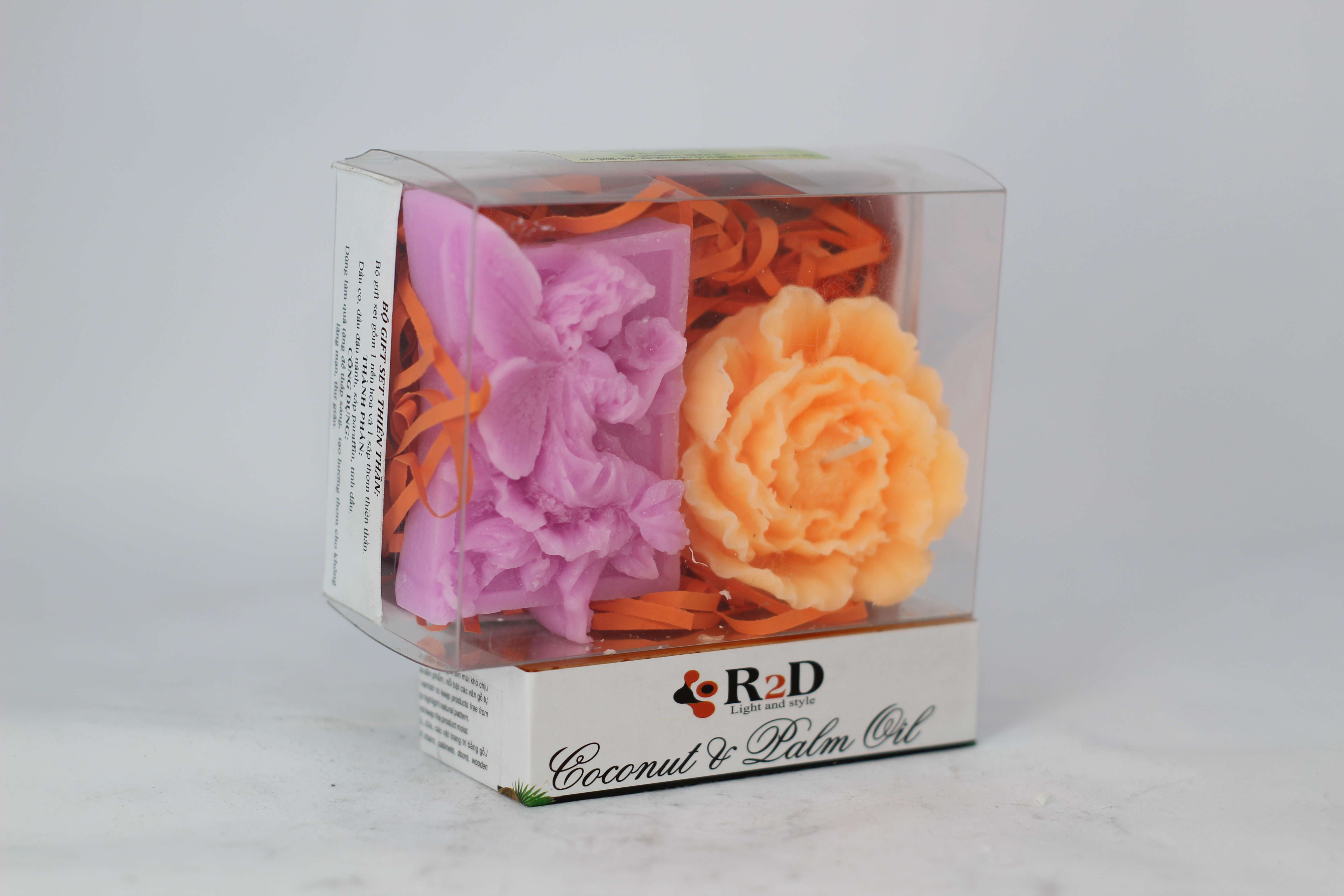 Bộ Gift Set Nến Thiên Thần, Đến Từ Thương Hiệu R2D,  Làm Từ Nguyên Liệu Tự Nhiên, Lành Tính.