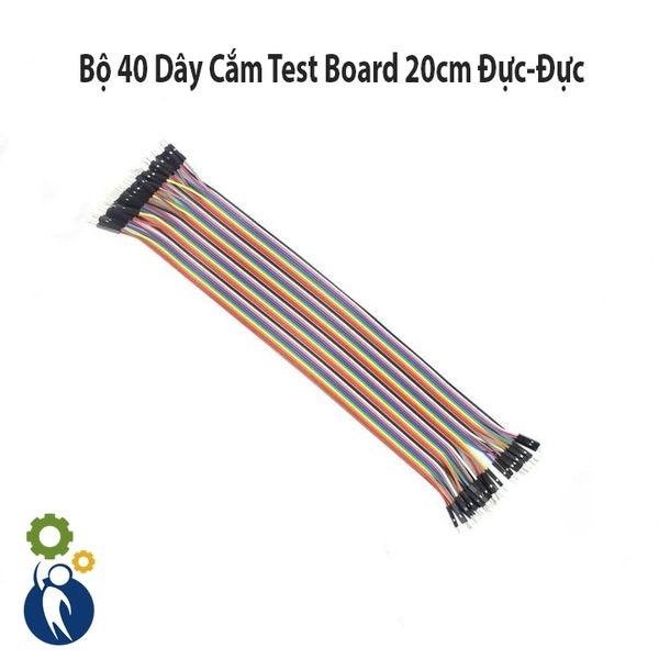 Hình ảnh Bộ 40 Dây Cắm Test Board 20cm