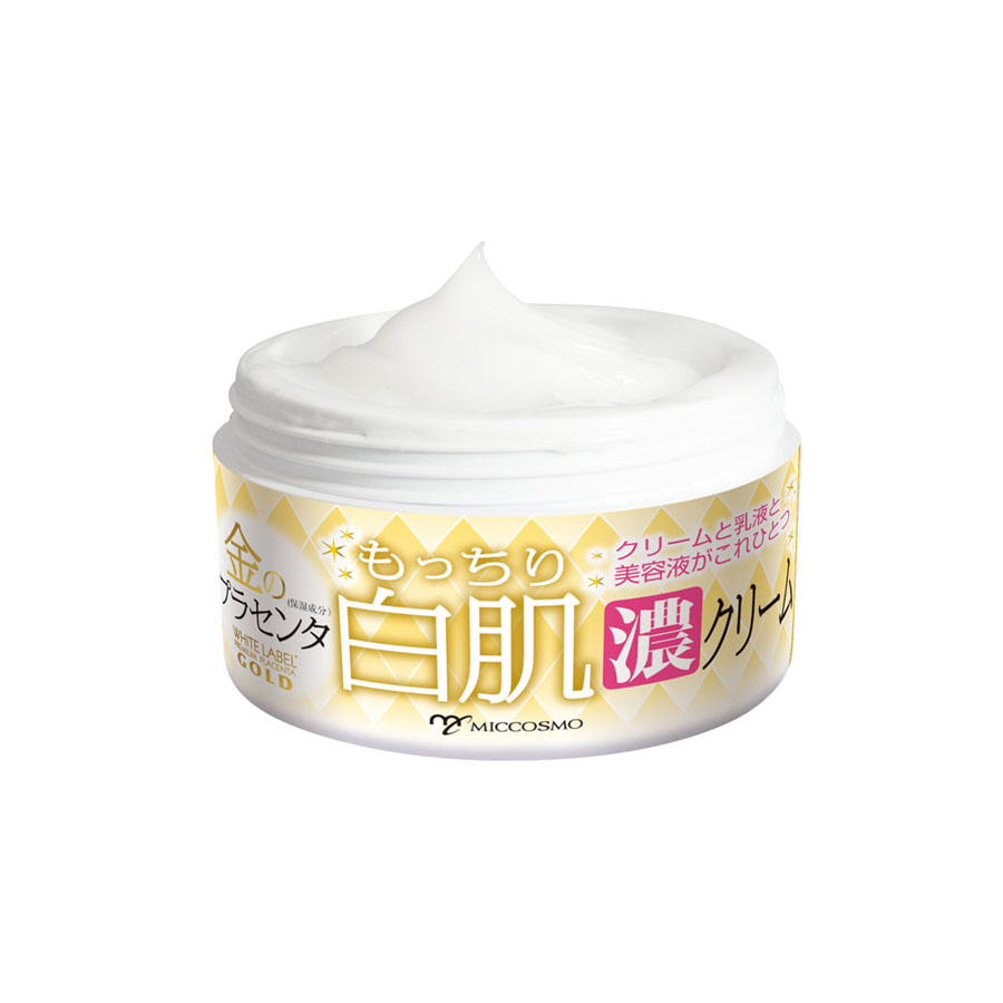 Kem Dưỡng Trắng, Chống Lão Hóa Từ Nhau Thai Và Collagen Từ Nhật Bản White Label Premium Placenta Rich Gold Cream Hũ 60gr