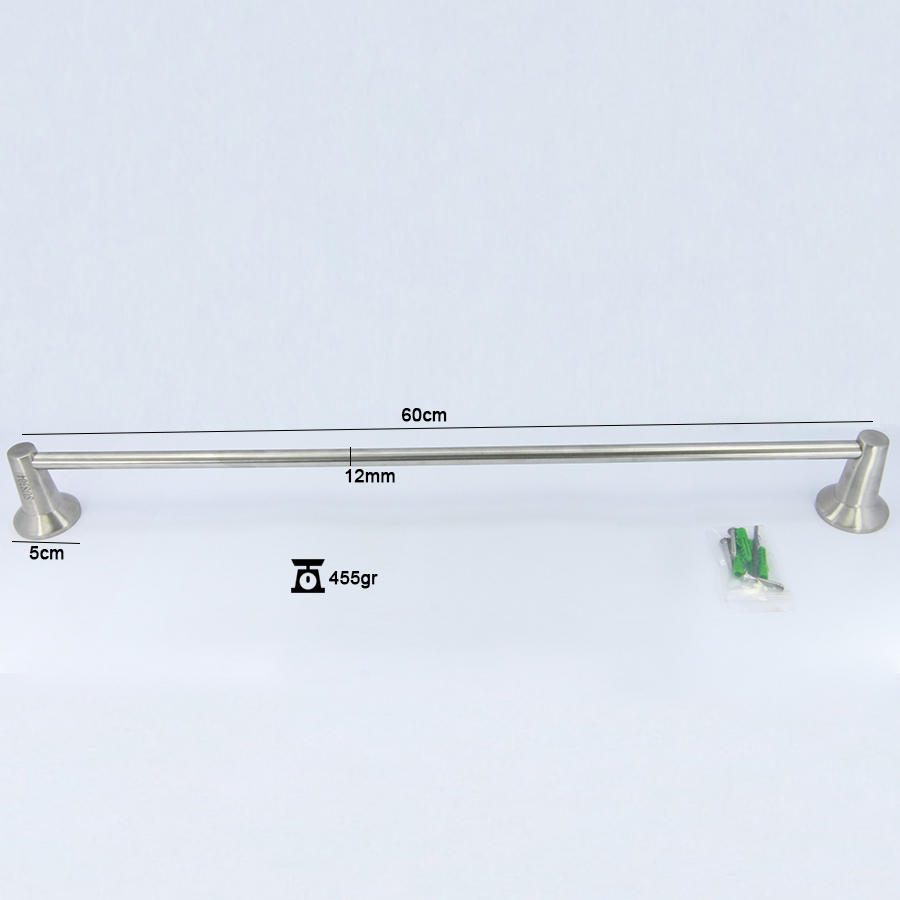 Thanh treo khăn nhà tắm Inox 304 Eurover-MK122 NT1506