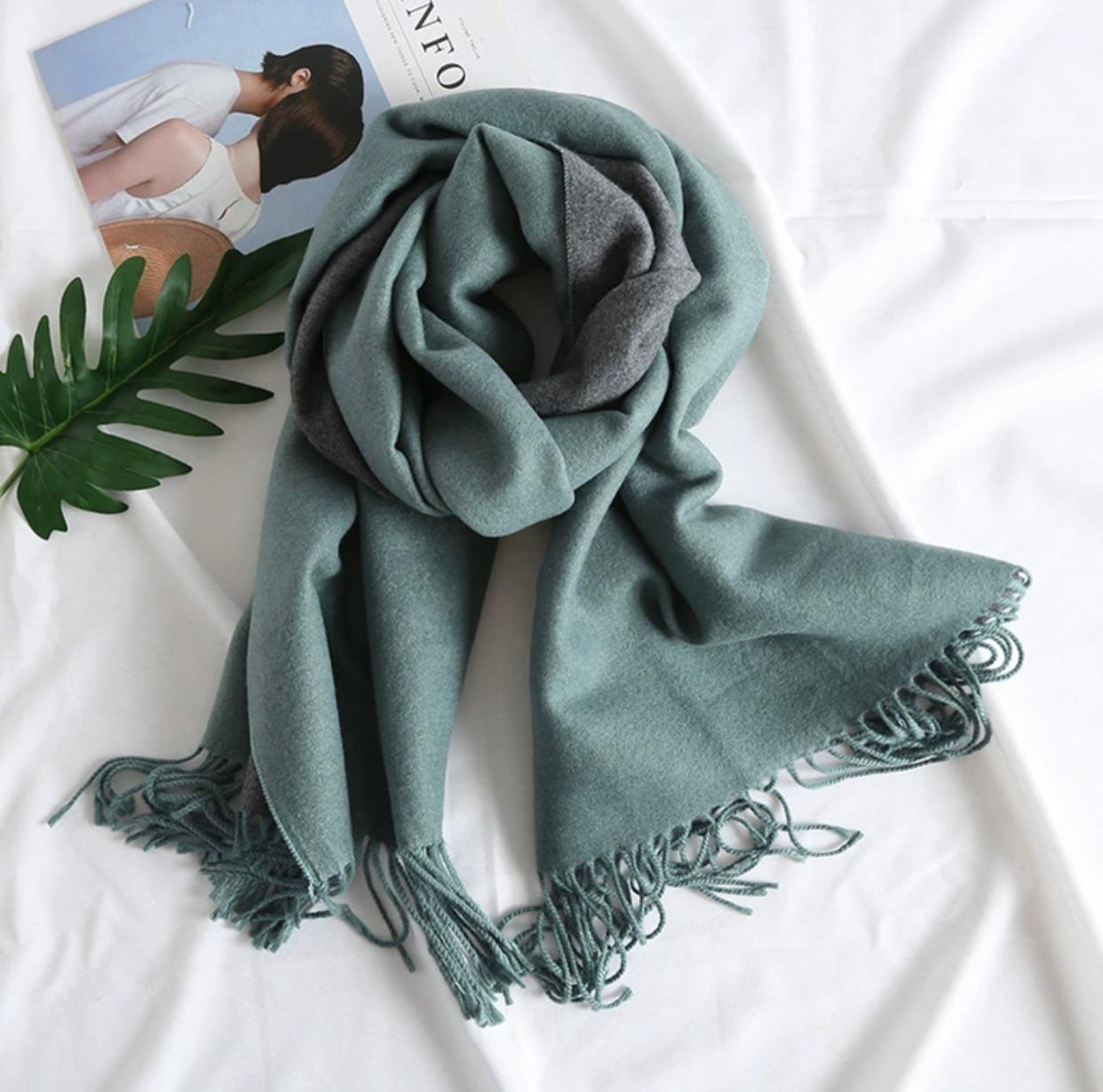 KHĂN CHOÀNG CỔ MÙA ĐÔNG CASHMERE - Đỏ Tươi