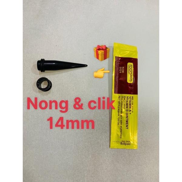 Bộ khuyên tai và clik 12mm