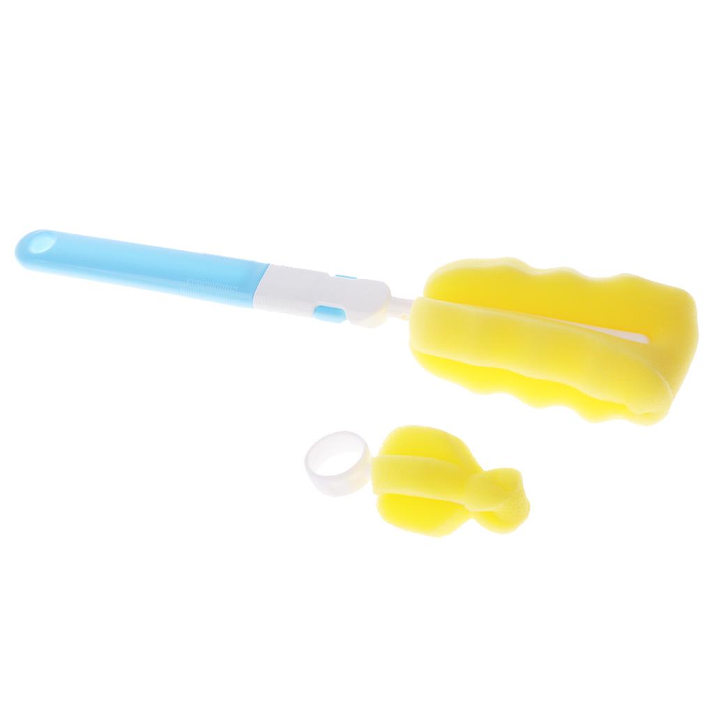 6 in 1 Bottle Brush Cleaner Kit, Cleaning Brush Set  Blue