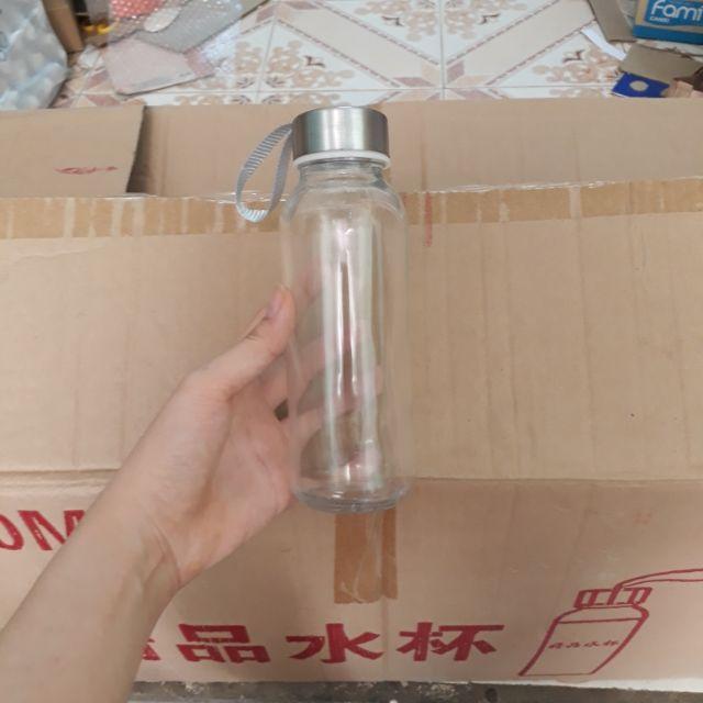 Combo 50 chai thủy tinh 300ml có dây xách