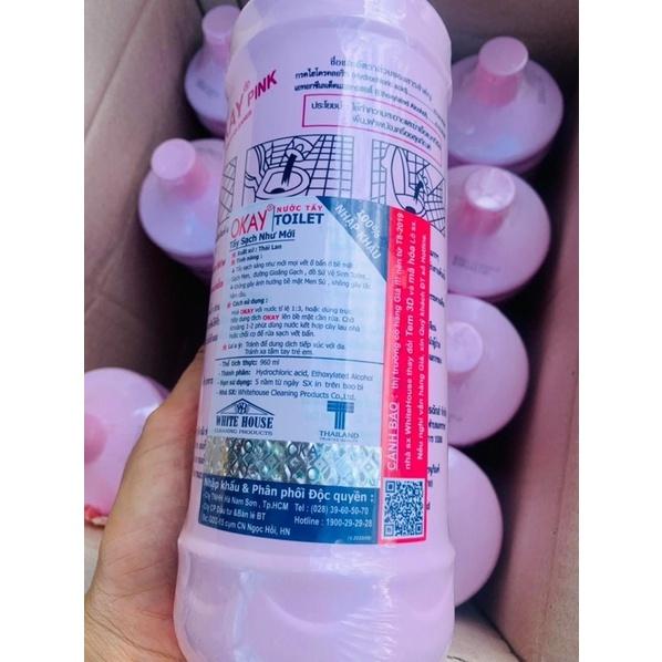 Nước Tẩy Toilet Okay Công Nghệ Thái LAn 960ml