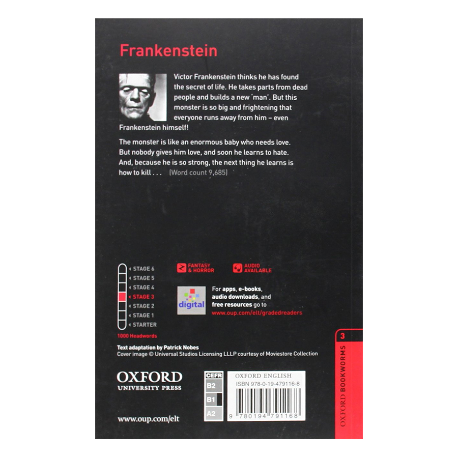 Oxford Bookworms Library (3 Ed.) 3: Frankenstein