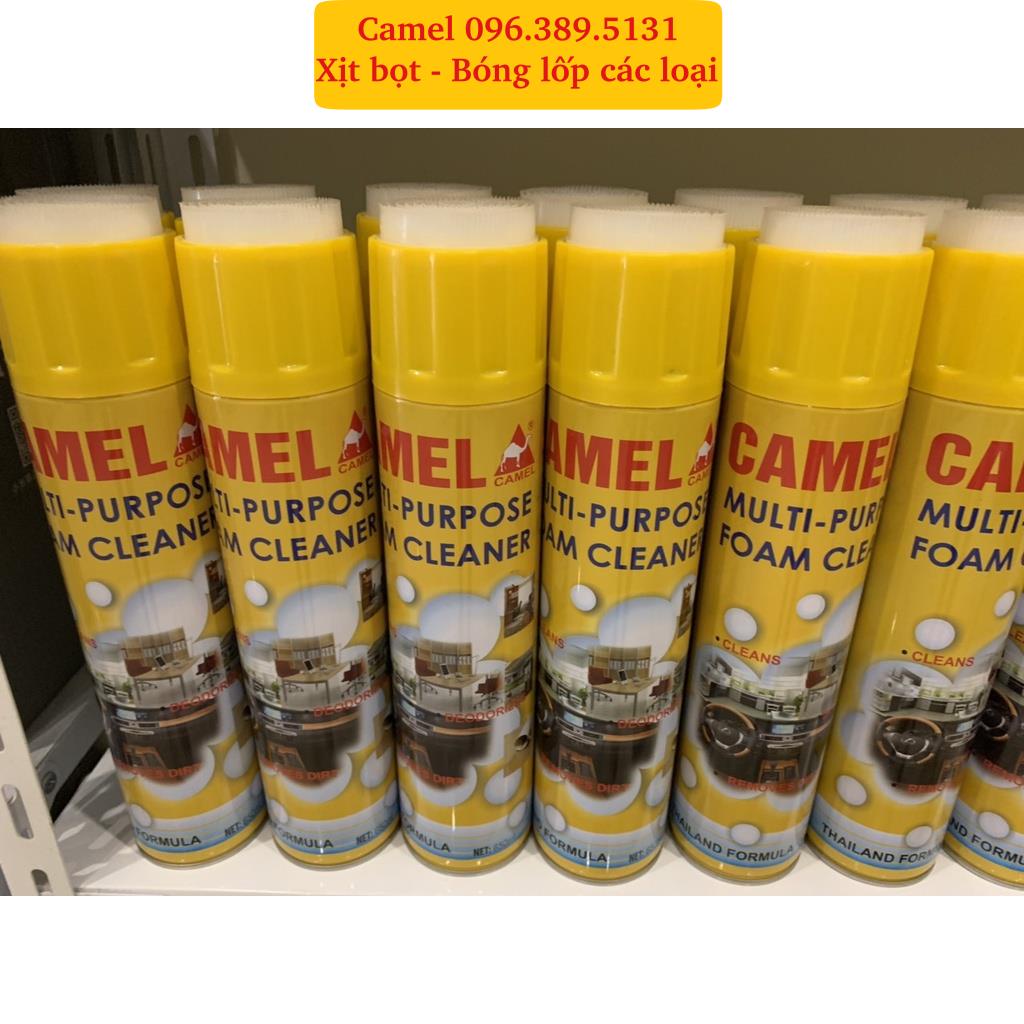 Chai Xịt Bọt Đa Năng Vệ Sinh Ghế Da Nội Thất Ô Tô, Nội Thất Gia Đình Foam Cleaner Màu Vàng Camel cao cấp