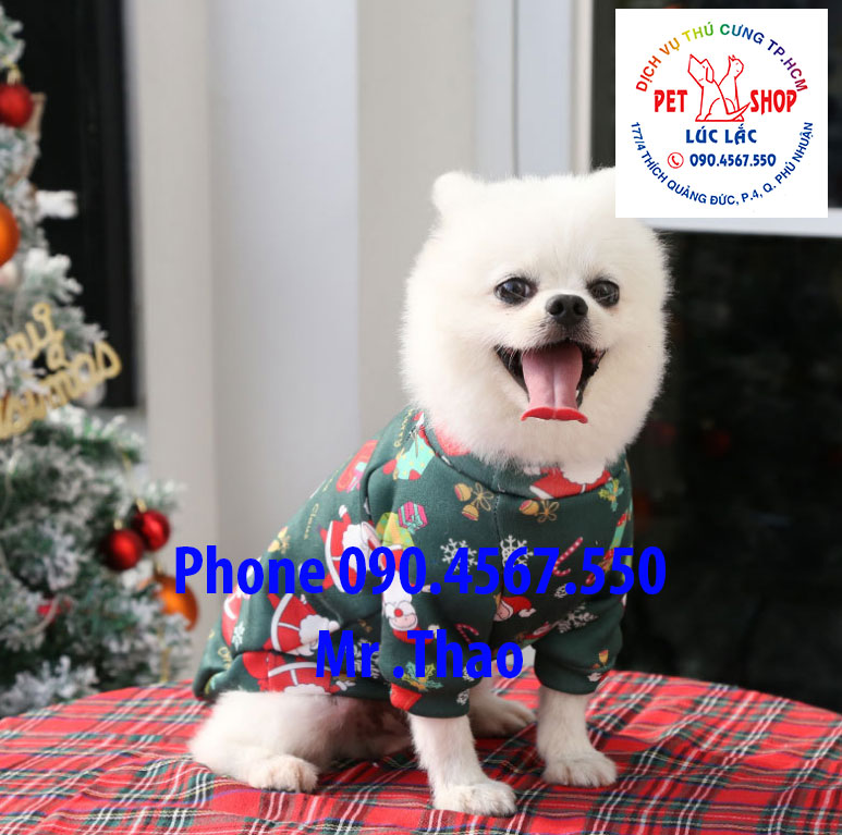 Hình ảnh [Noel] Quần Áo Giáng Sinh Chó Mèo - Áo Quần Noel cho Thú Cưng có Size 4XL cho Thú Cưng Lớn